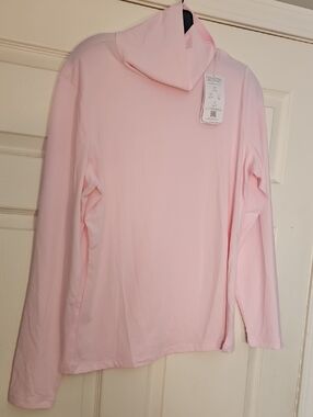 Lands' End Pink Fog Turtleneck